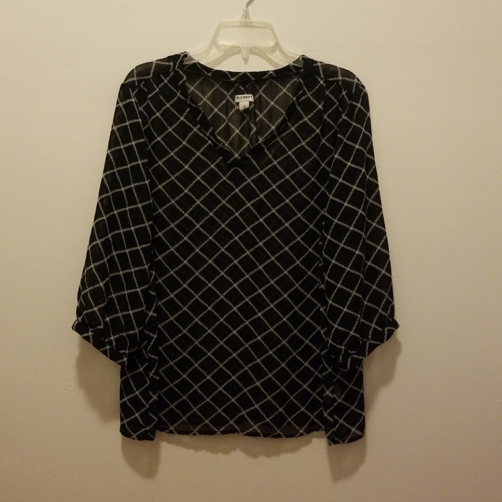 OLD NAVY Sheer dress top